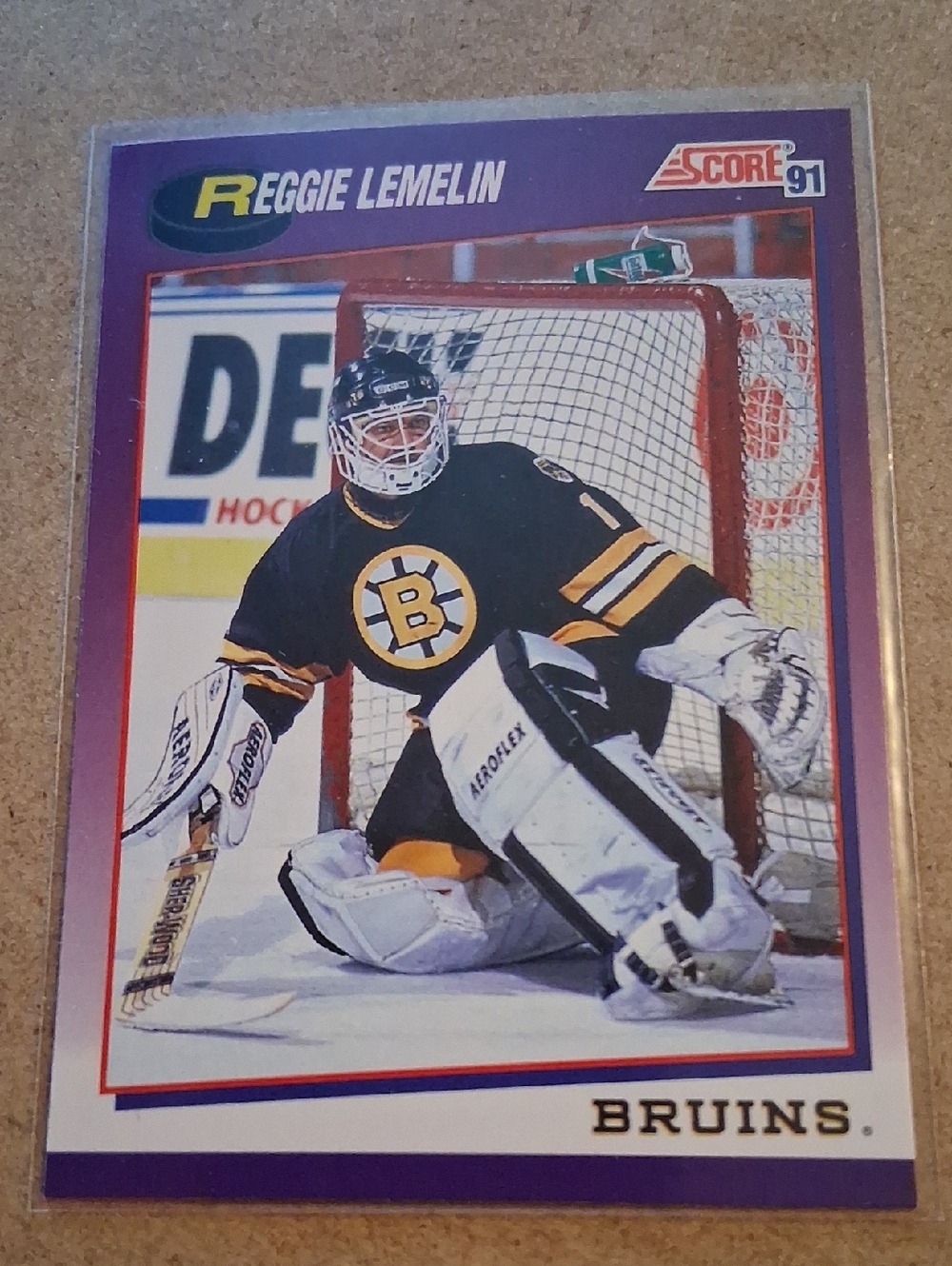 Reggie Lemelin Boston Bruins Hockey Cards